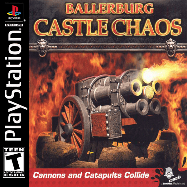 Ballerburg Castle Chaos box art for Playstation